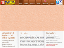 Tablet Screenshot of mathaplywoods.com